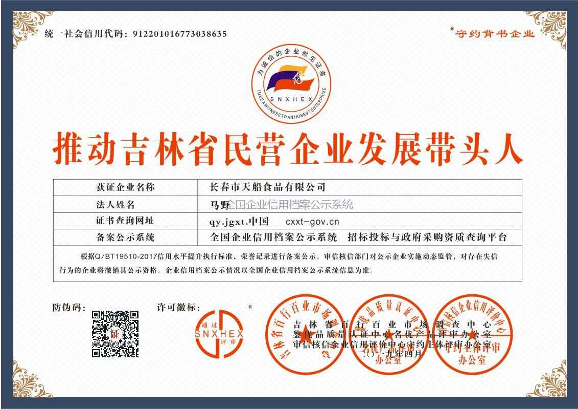 推动吉林省民营企业发展带头人I